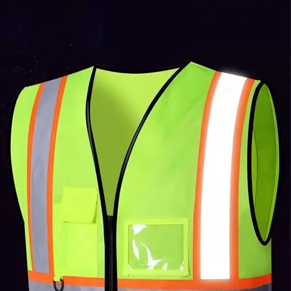 High Visibility Safety Vest with Reflective Strips