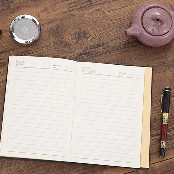 A5 Wooden Journal Notebook Pen Gift Box