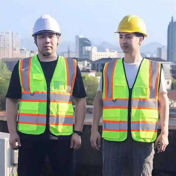 High Visibility Safety Vest with Reflective Strips