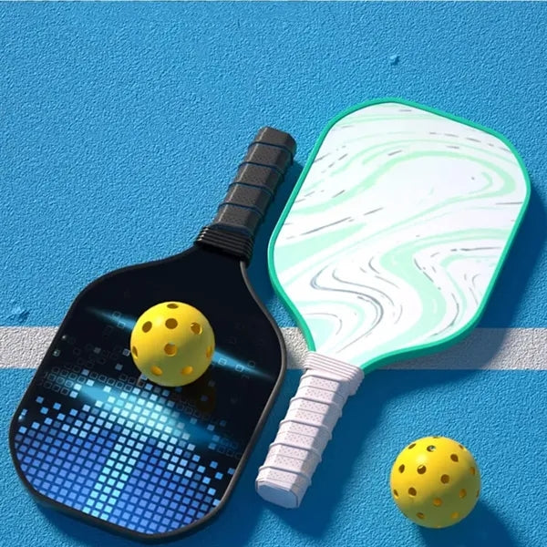 Fiberglass Pickleball Paddles Set Bag with 4 Balls