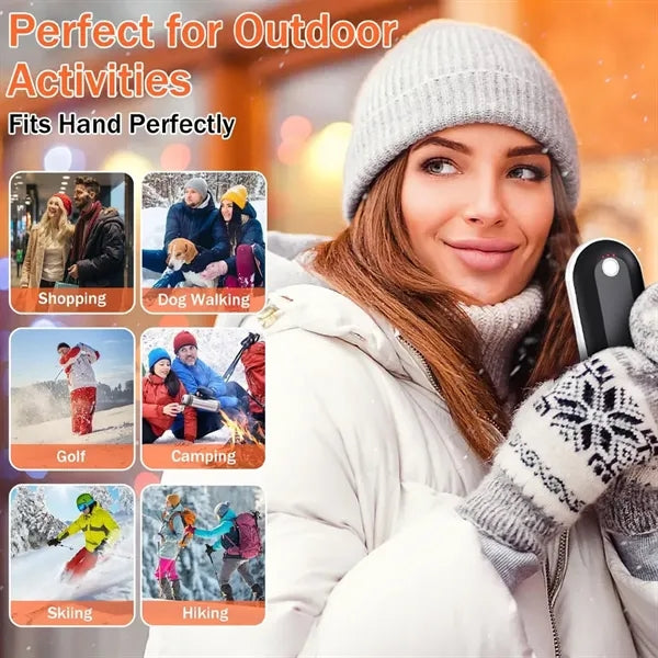 Christmas 2-in-1 Rechargeable Hand Warmer Power Bank