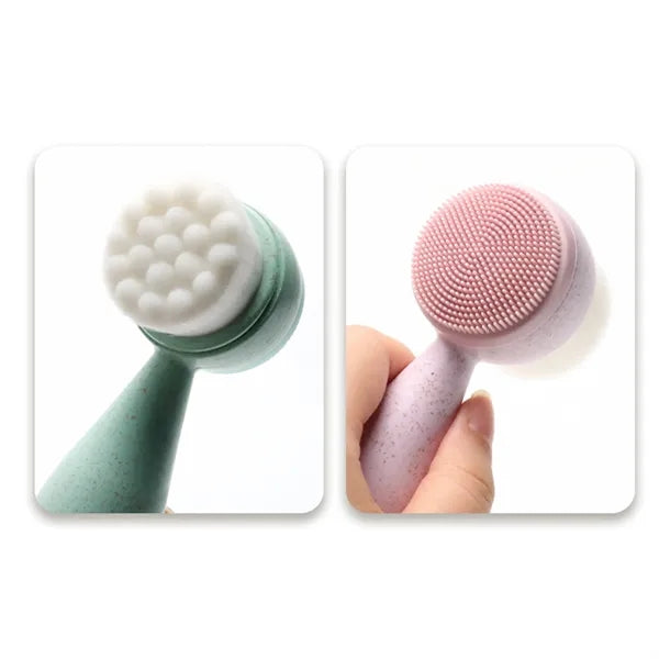 2-in-1 Eco Face Brush Cleansing Exfoliating Skin Gift