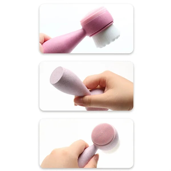 2-in-1 Eco Face Brush Cleansing Exfoliating Skin Gift
