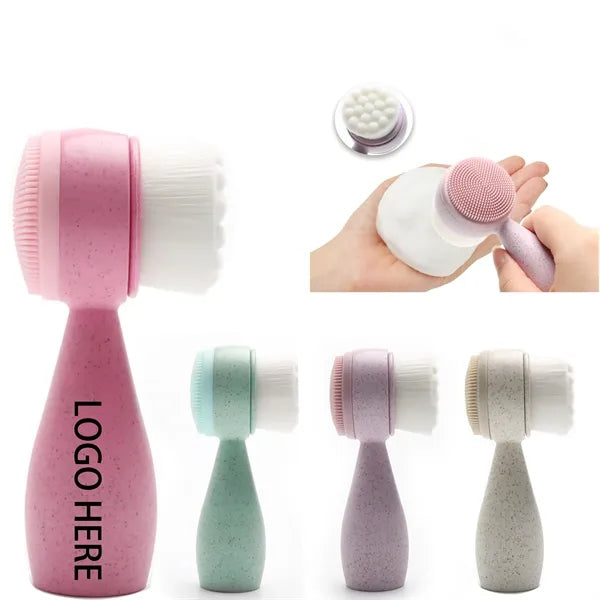 2-in-1 Eco Face Brush Cleansing Exfoliating Skin Gift