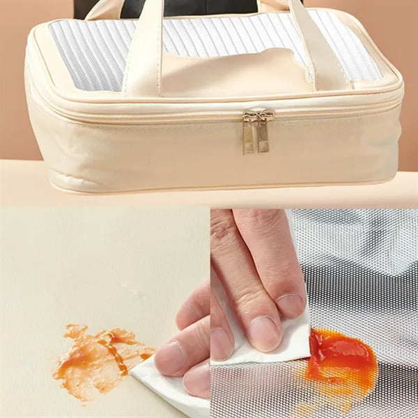 Portable Lunch Bag with Handle Insulated Food Carrier