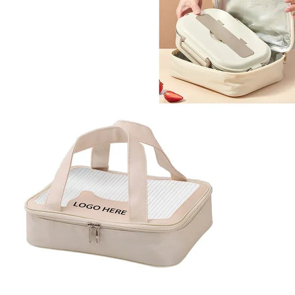 Portable Lunch Bag with Handle Insulated Food Carrier