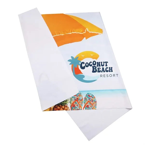 62" x 32" Sublimated Beach Towel