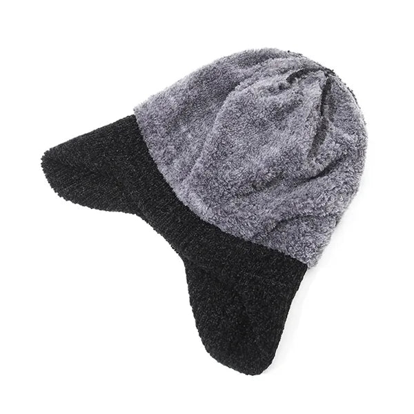 Hand Knit Earflap Hats Skull Cap Gifts for Lover