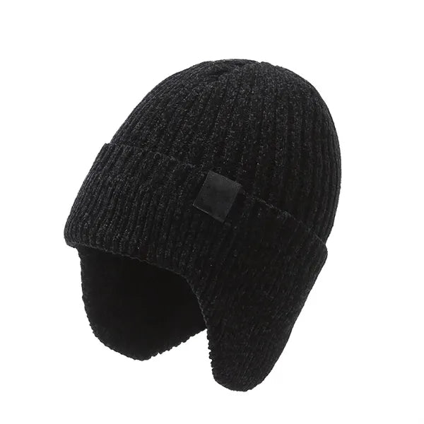 Hand Knit Earflap Hats Skull Cap Gifts for Lover
