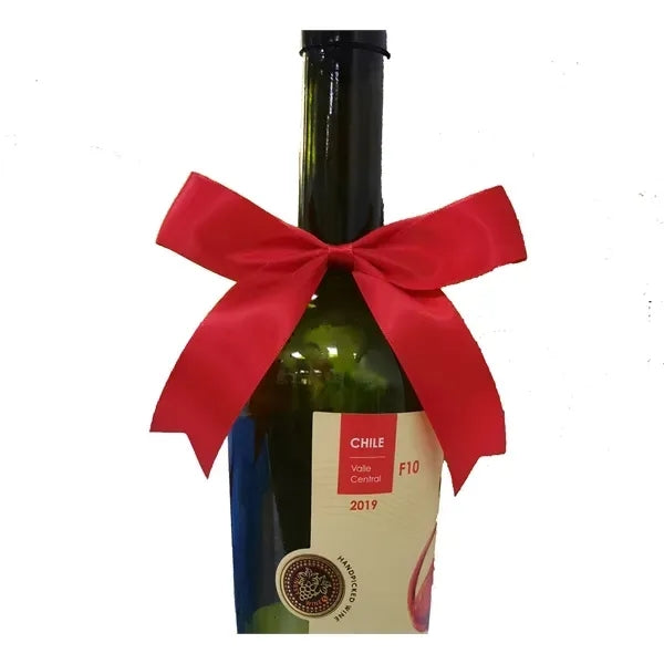 Wine Bottle Ribbon Bow Tie