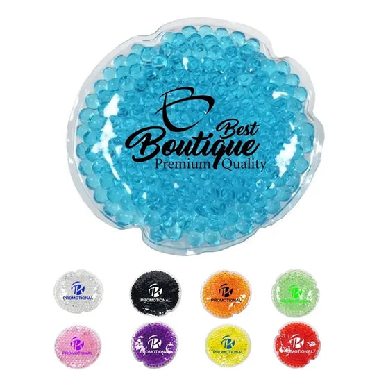 Gel Tekbeads Hot/Cold Pack Chill Patch round lip heart shape
