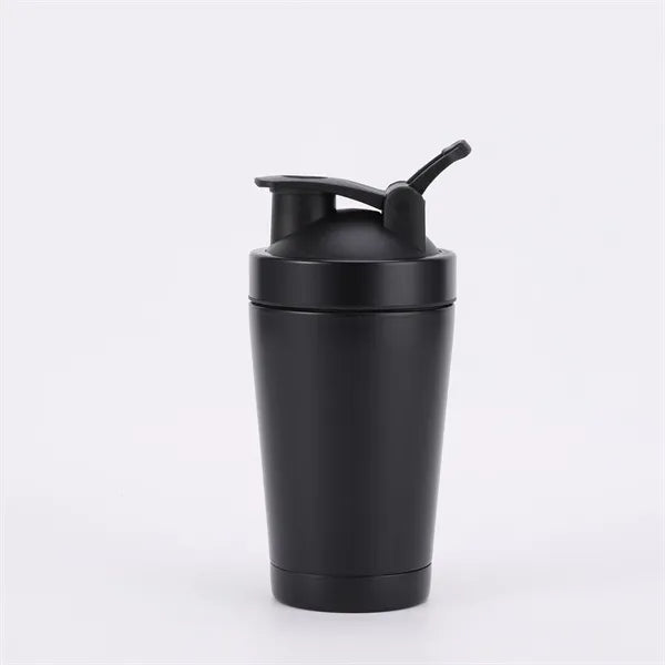 500ml Stainless Steel Protein Shaker Water Bottle with Ball