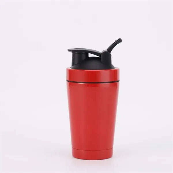500ml Stainless Steel Protein Shaker Water Bottle with Ball