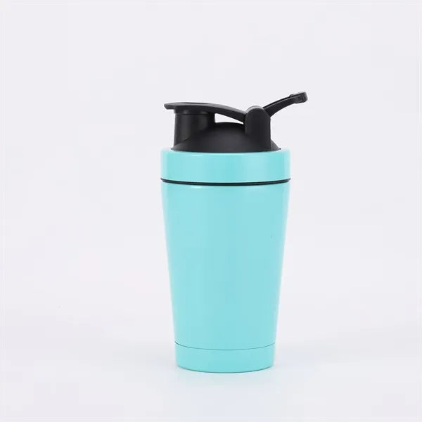 500ml Stainless Steel Protein Shaker Water Bottle with Ball