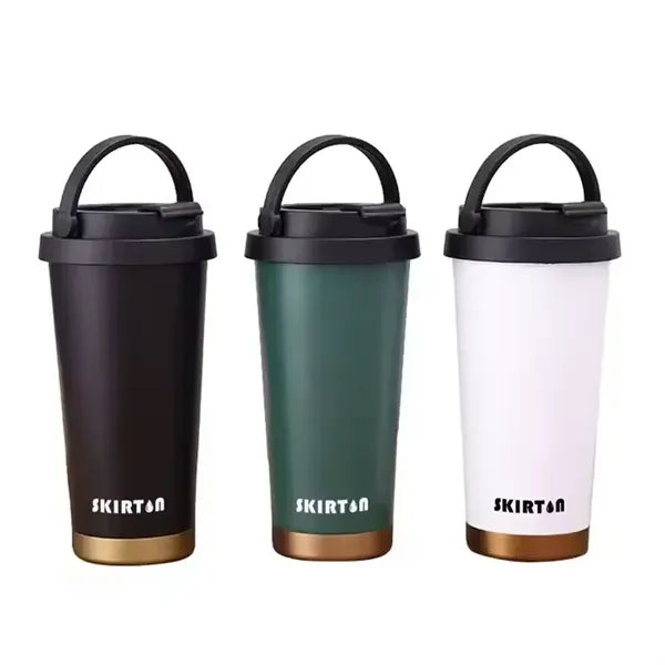500ml Stainless Steel Mug With Handle Lid