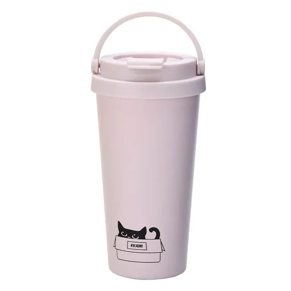 500ml Stainless Steel Mug With Handle Lid