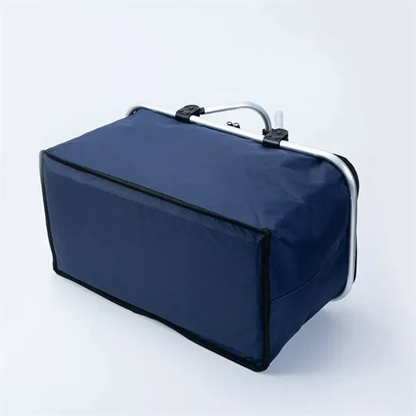 Collapsible Picnic Camping Lunch Basket Insulated Cooler Bag