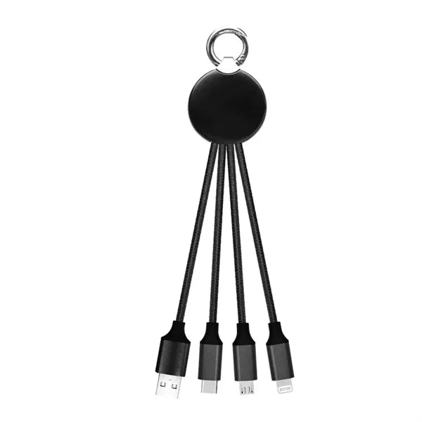 Glowing Logo 4 In 1 USB Charge Cable