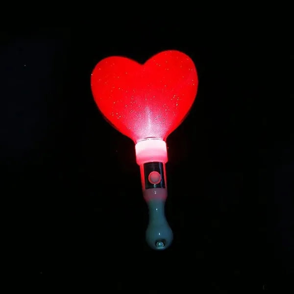 Heart Shaped Flashing LED Glow Sticks