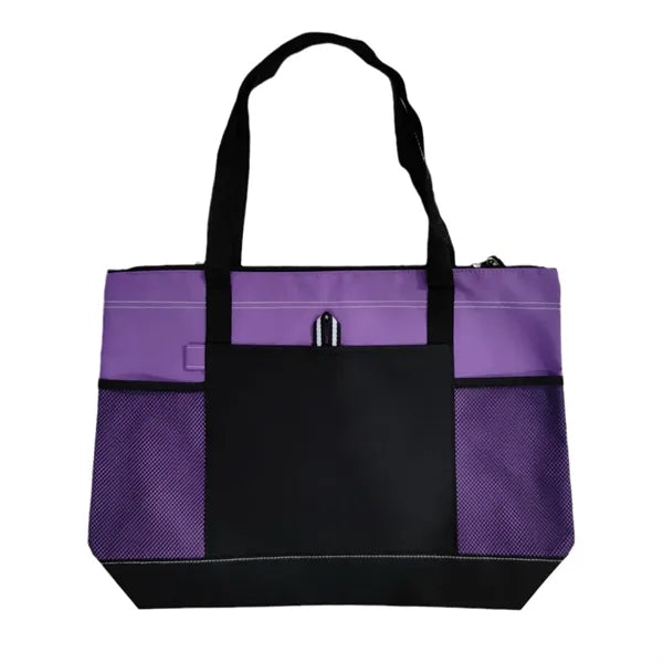 Large Capacity Zippered Tote Bag
