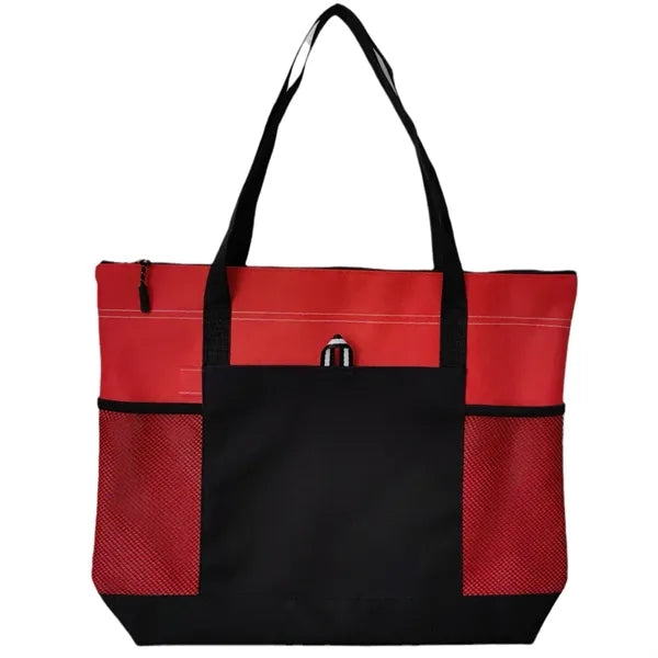 Large Capacity Zippered Tote Bag