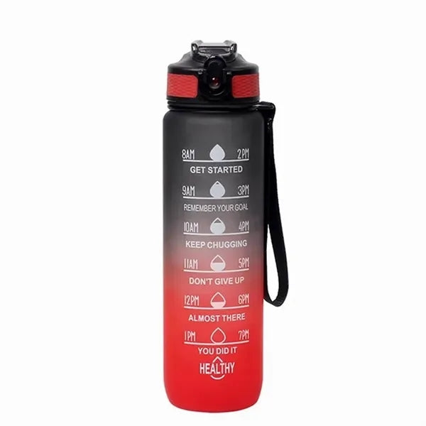 32OZ/1000MLMotivational Water Bottle With Time Marker