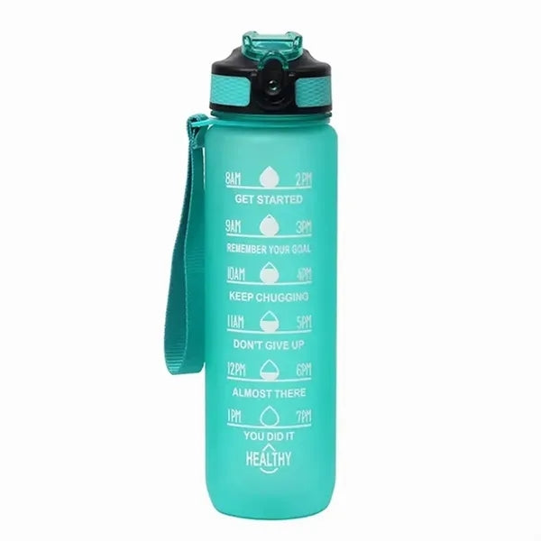 32OZ/1000MLMotivational Water Bottle With Time Marker