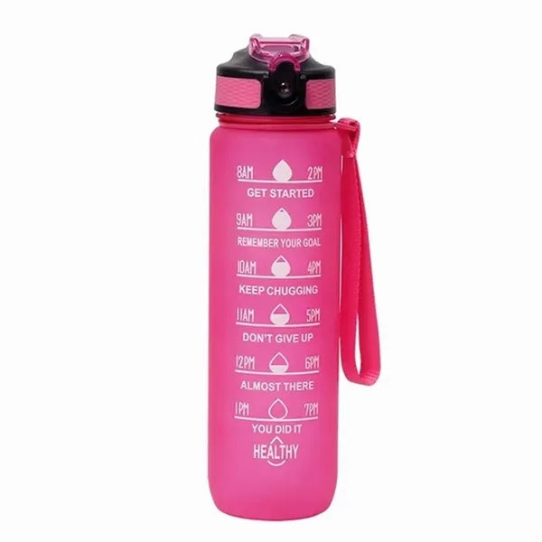 32OZ/1000MLMotivational Water Bottle With Time Marker