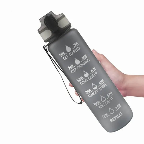 32OZ/1000MLMotivational Water Bottle With Time Marker