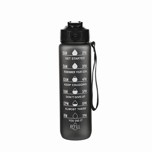 32OZ/1000MLMotivational Water Bottle With Time Marker