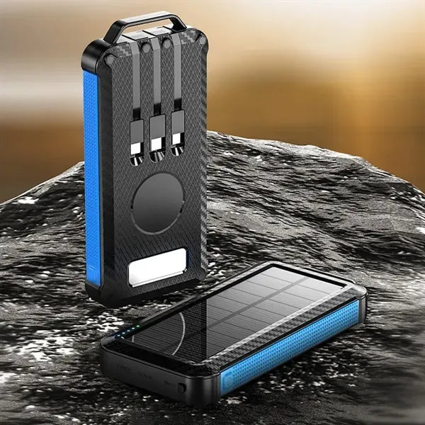 Outdoor Portable Wireless Solar Charger Powerbank 10000mah
