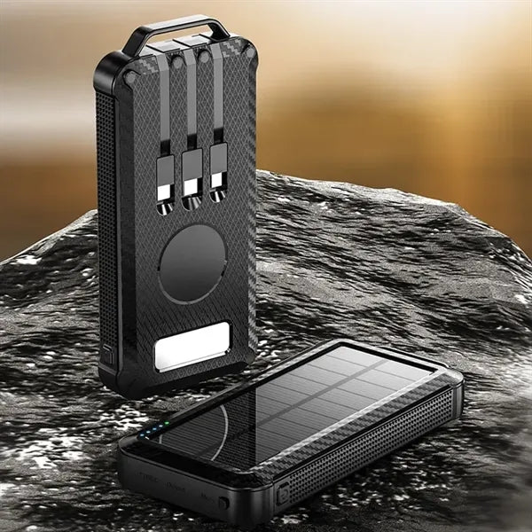 Outdoor Portable Wireless Solar Charger Powerbank 10000mah