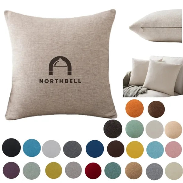 Decorative Throw Pillow Linen Cushion Covers