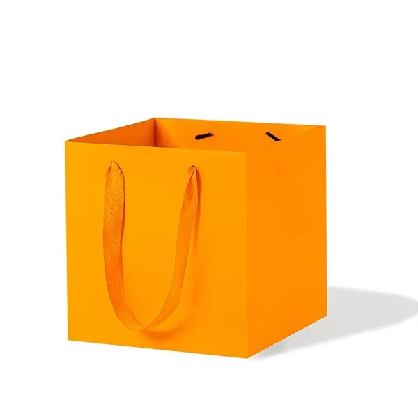 Square Kraft Paper Euro Tote Shopping Bag