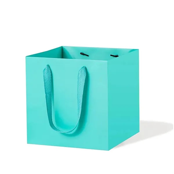 Square Kraft Paper Euro Tote Shopping Bag