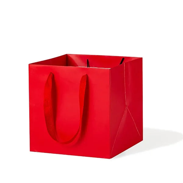 Square Kraft Paper Euro Tote Shopping Bag