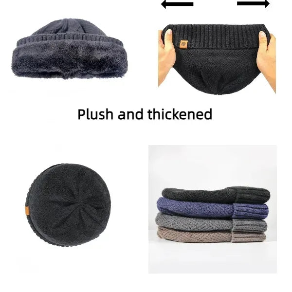 Winter Hat for Men Fleece Lined