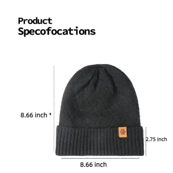 Winter Hat for Men Fleece Lined
