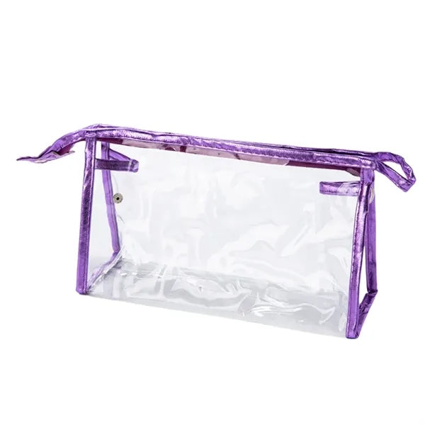 Clear PVC Clutch Bag with Zipper