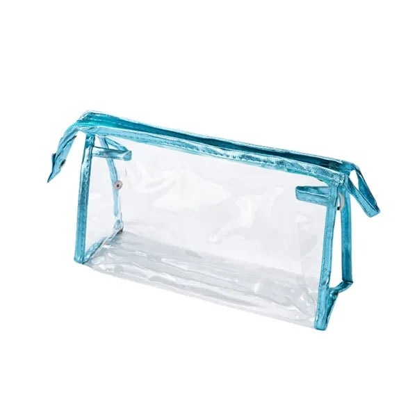 Clear PVC Clutch Bag with Zipper