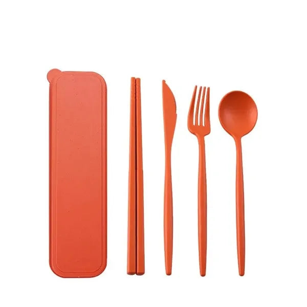4-Piece Wheat Straw Cutlery