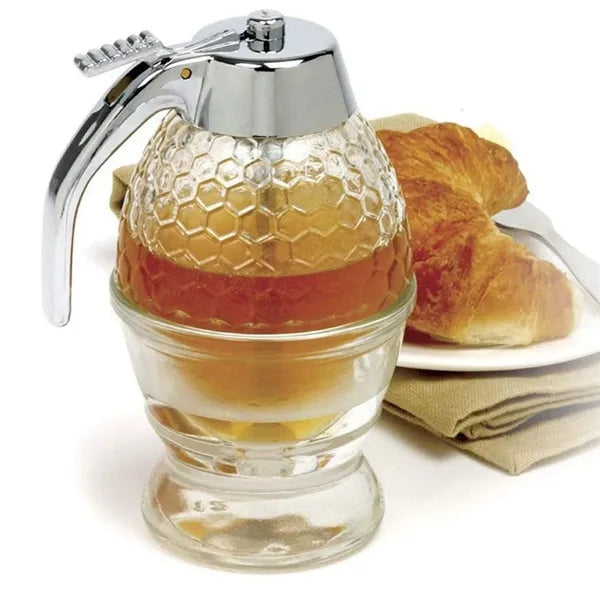 Honey Dispenser Syrup Juice Jar Squeeze Bottle