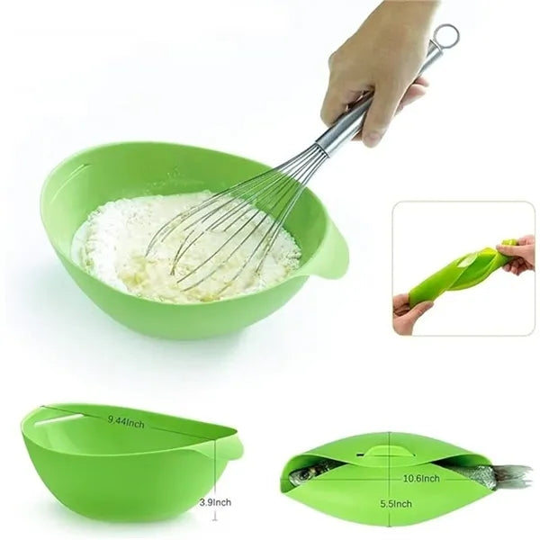 Multifunctional Silicone Universal Bowl Mixing And Steaming