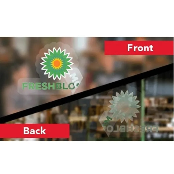 Clear Window Clings-3"x 4"