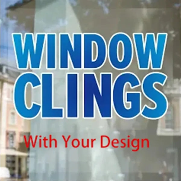 Clear Window Clings-3"x 4"