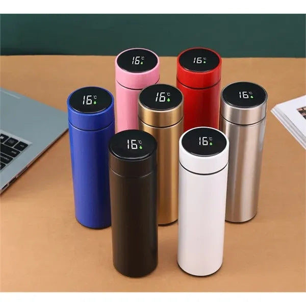 500ml Digital Water Bottle with LED Temperature Display