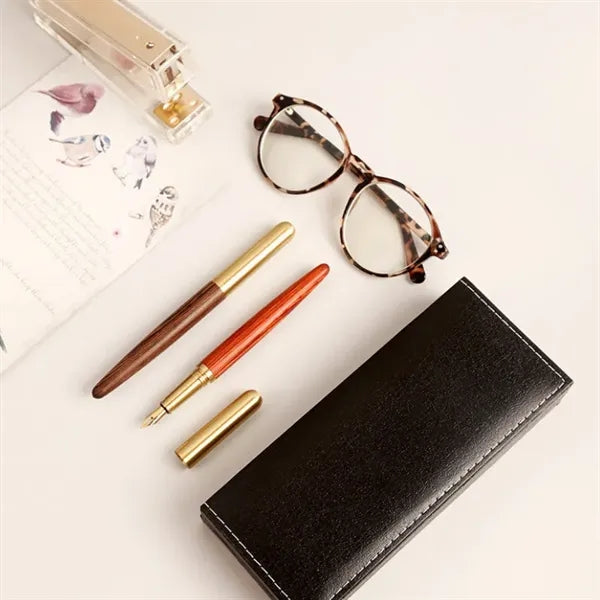 Vintage Design Brass Rosewood Sandalwood Fountain Pen