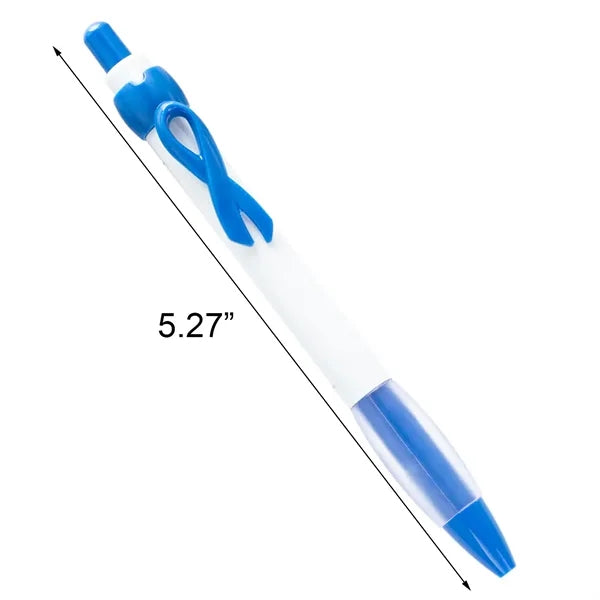 Ribbon Health Cancer Awareness Retractable Ballpoint Pen