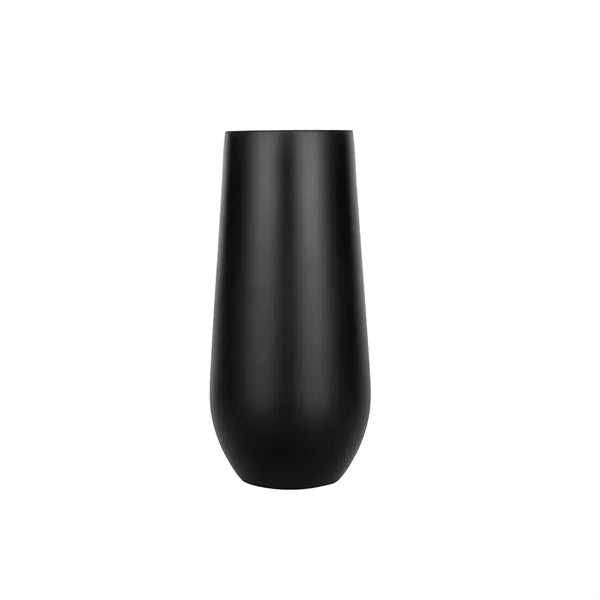 6 OZ Double Insulated Champagne Flute Tumbler with Lid