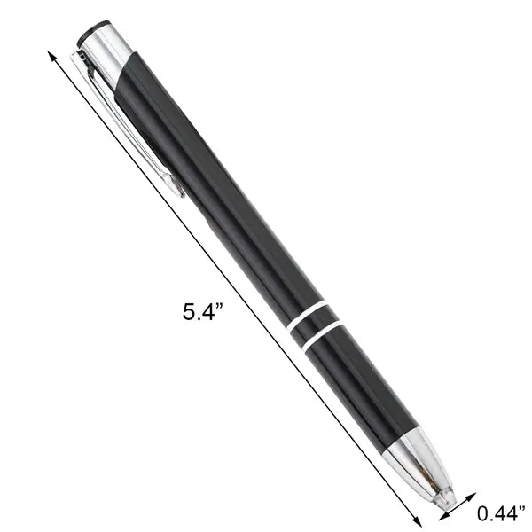 Metal 3 in 1 Multi-Function Stylus Pen with Light Ballpoint